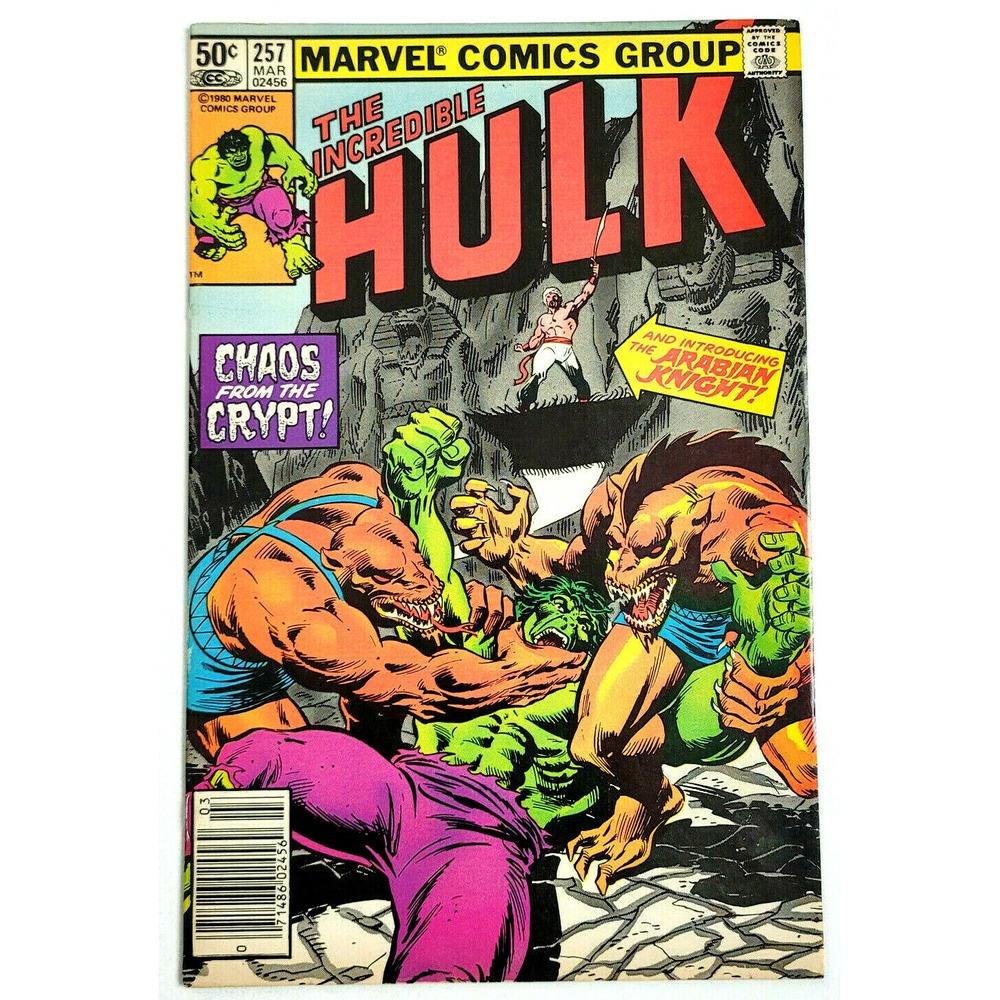 INCREDIBLE HULK # 257 - (1981) MARVEL COMICS - ARABIAN KNIGHT 1ST APPEARANCE